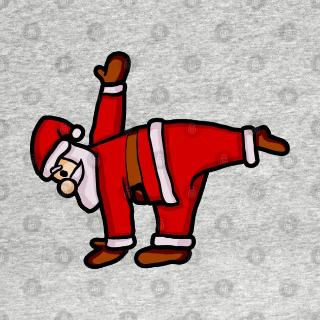 Santa Claus Doing Yoga by KsuAnn